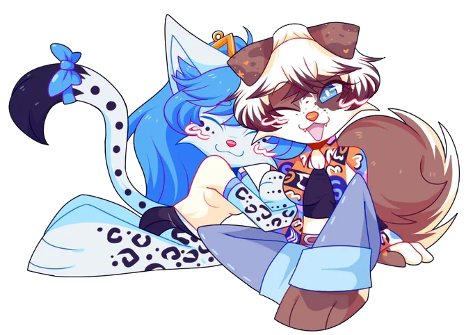 cute chibi couple c0mms