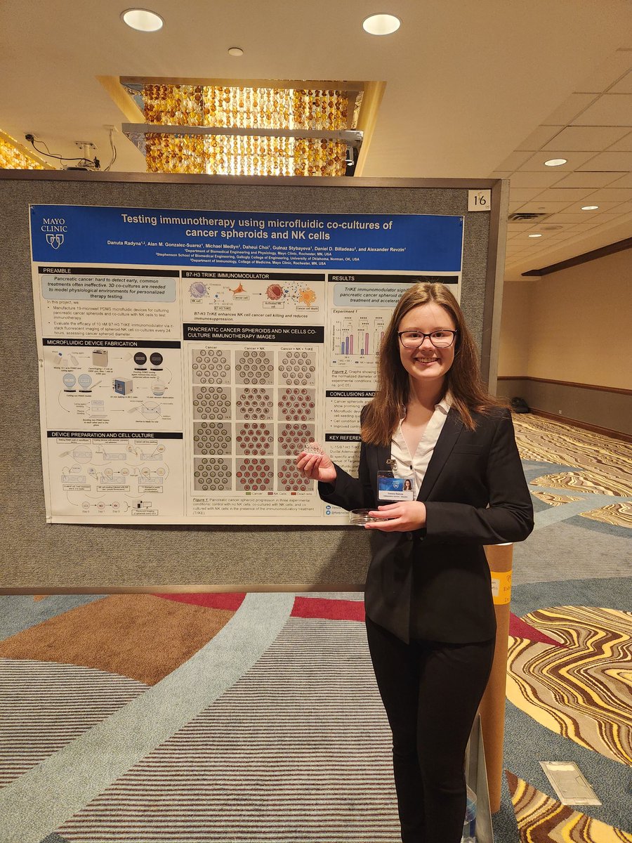 RadynaDanuta's tweet photo. Mayo Clinic SURF poster session! I had a lot of fun discussing my summer research with fellow scientists. It was an awesome experience! So sad to leave Mayo Clinic. https://t.co/JfxSCYMhau