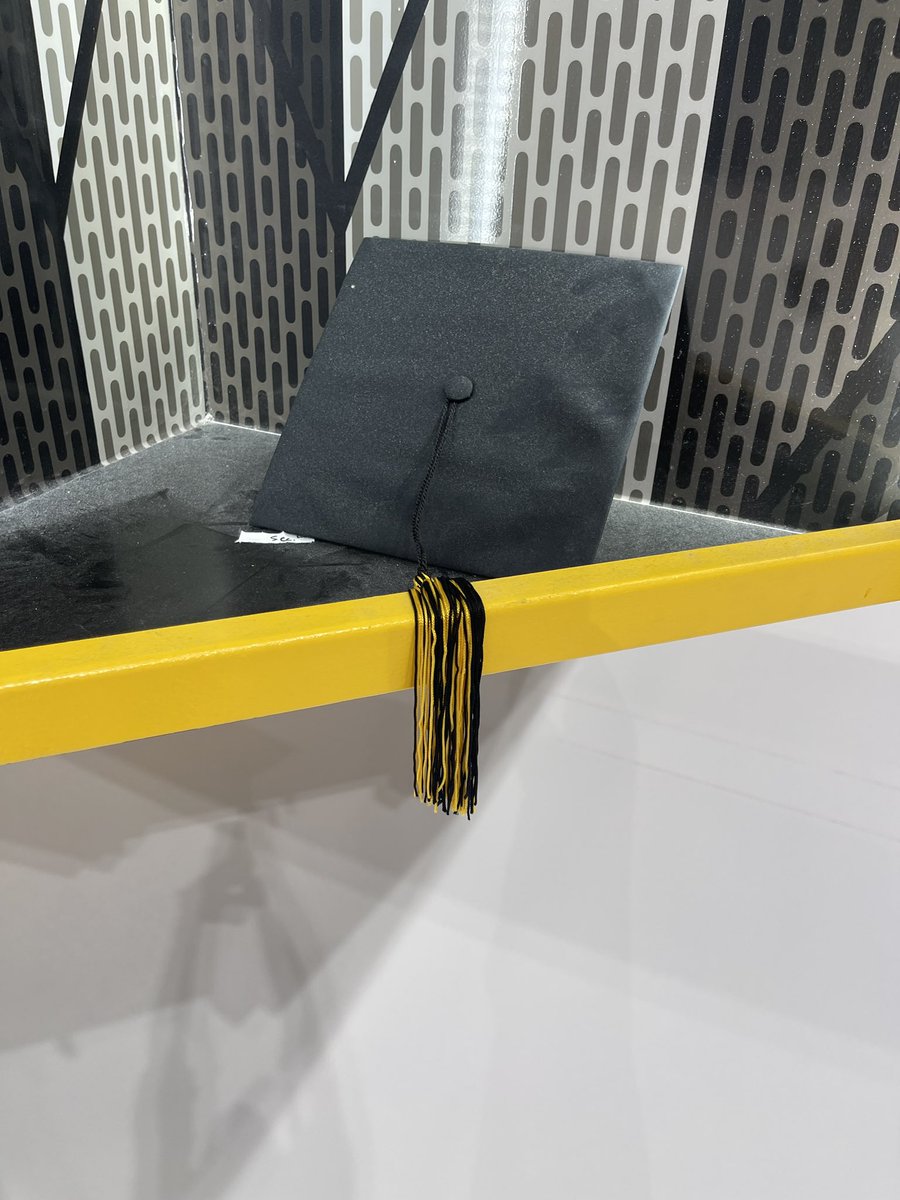 Any 2023 CC grads missing their graduation cap? If so, I found it on the <a href="/EdRobsonArena/">Ed Robson Arena</a> Jumbotron this morning 😅