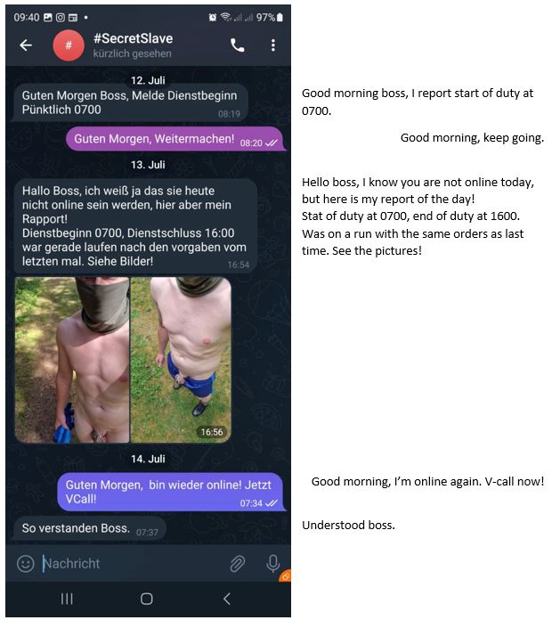 dominant_hb's tweet photo. #SecretSlave weekend report for you.

Hello everyone,
I was very busy this week myself, so it was a little quieter in the chain of command. It's good that SecretSlave knows and loves its rules.

#ForcedStrip #Slave #militarygay #Expose https://t.co/6MOEpgkuN7