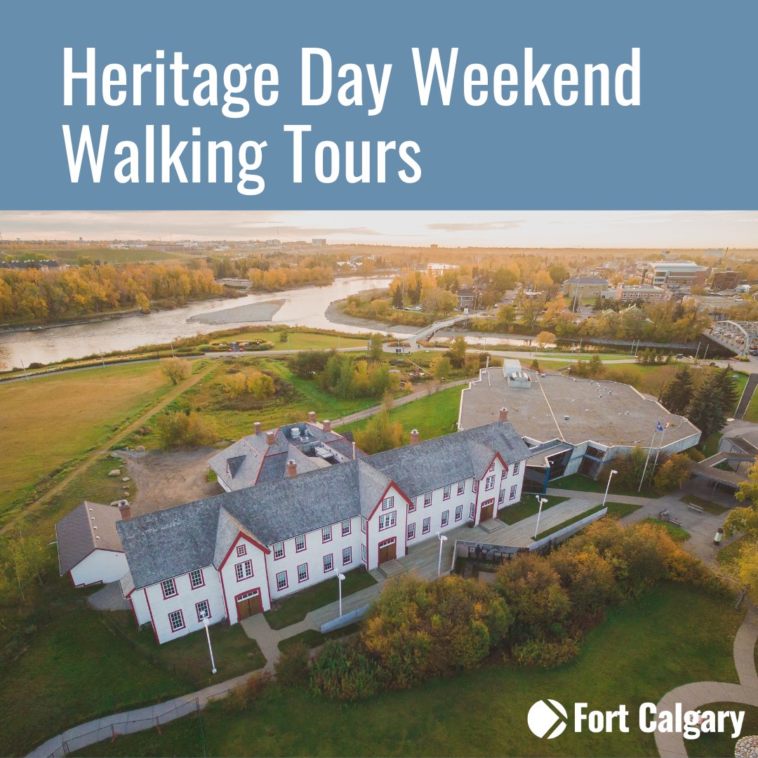 What are your long weekend plans?☀️ If you're itching to stretch your legs, join one of our walking tours on August 5!🚶Learn about the layered history of the site from our fantastic guides while enjoying scenic river views! 🎟️: loom.ly/I0V0i1E #heritageday #alberta