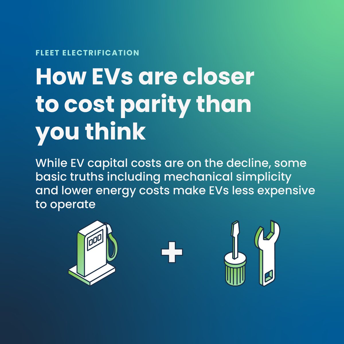 ElementFleet's tweet photo. ⚡ As electric vehicle prices come down and maintenance costs for #EVs remain lower than #ICEvehicles, #TCO parity is closer than you think.
🔋 Your #fleet could benefit from #costsavings with #electricvehicles today: https://t.co/poPtLOg0ou
#fleetmanagement #ArcbyElement https://t.co/50iACcwXQm