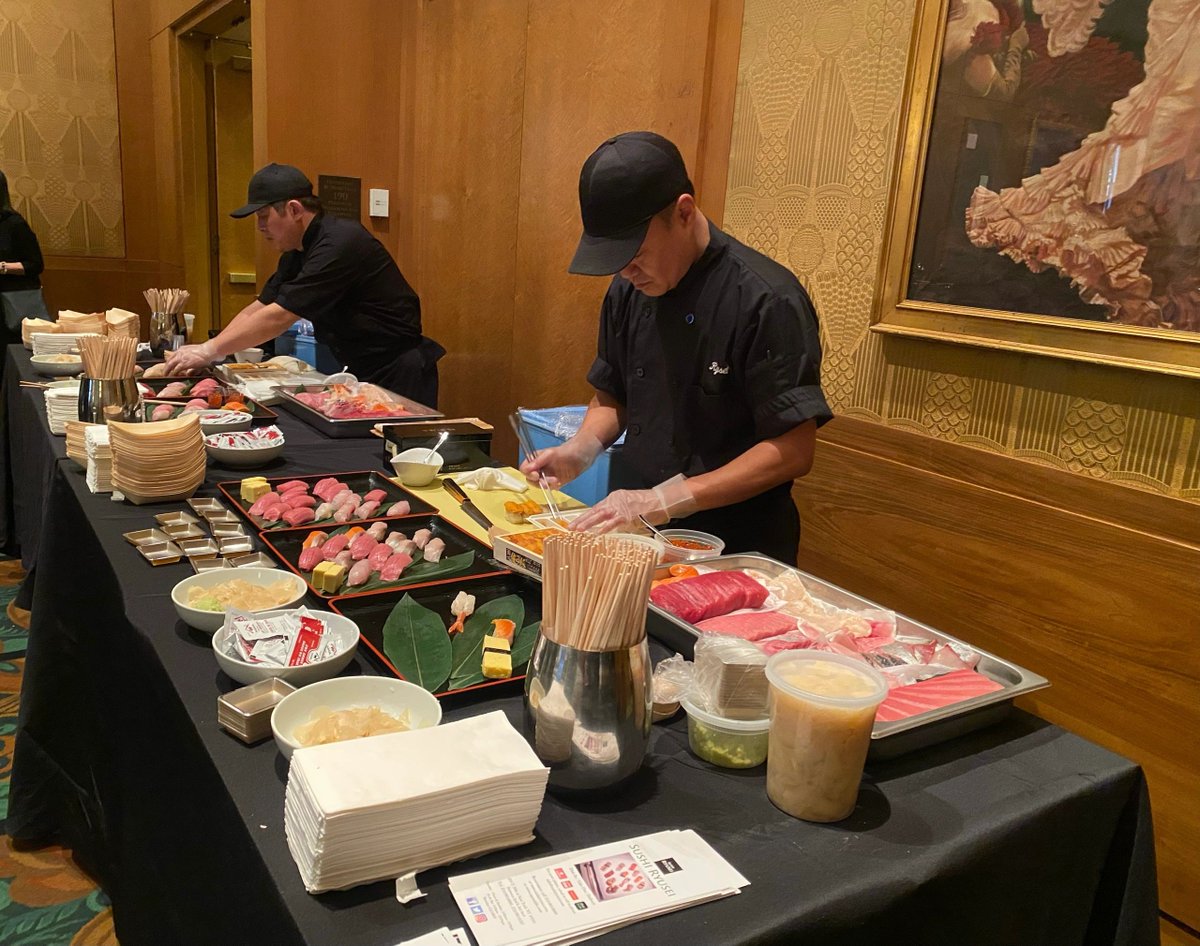 SushiRyusei's tweet photo. Craving our mouthwatering sushi but can't make it to our restaurant? No worries! We offer regular delivery-service and large-party catering options to bring our flavors to your doorstep. Visit our website to order us for dinner: https://t.co/VknG5x94ct. https://t.co/efyjhJJ0zB