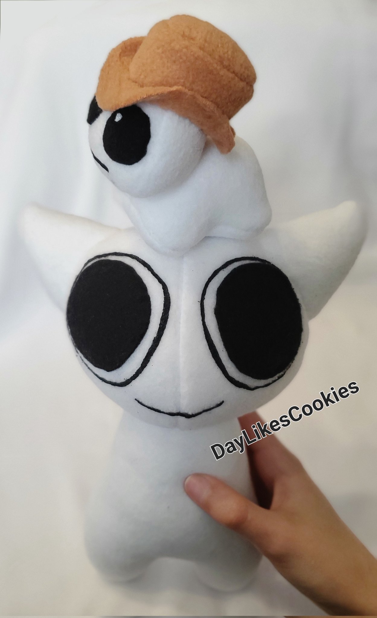 Baby TBH White Yippee Creature Plush 4 Inch Size 