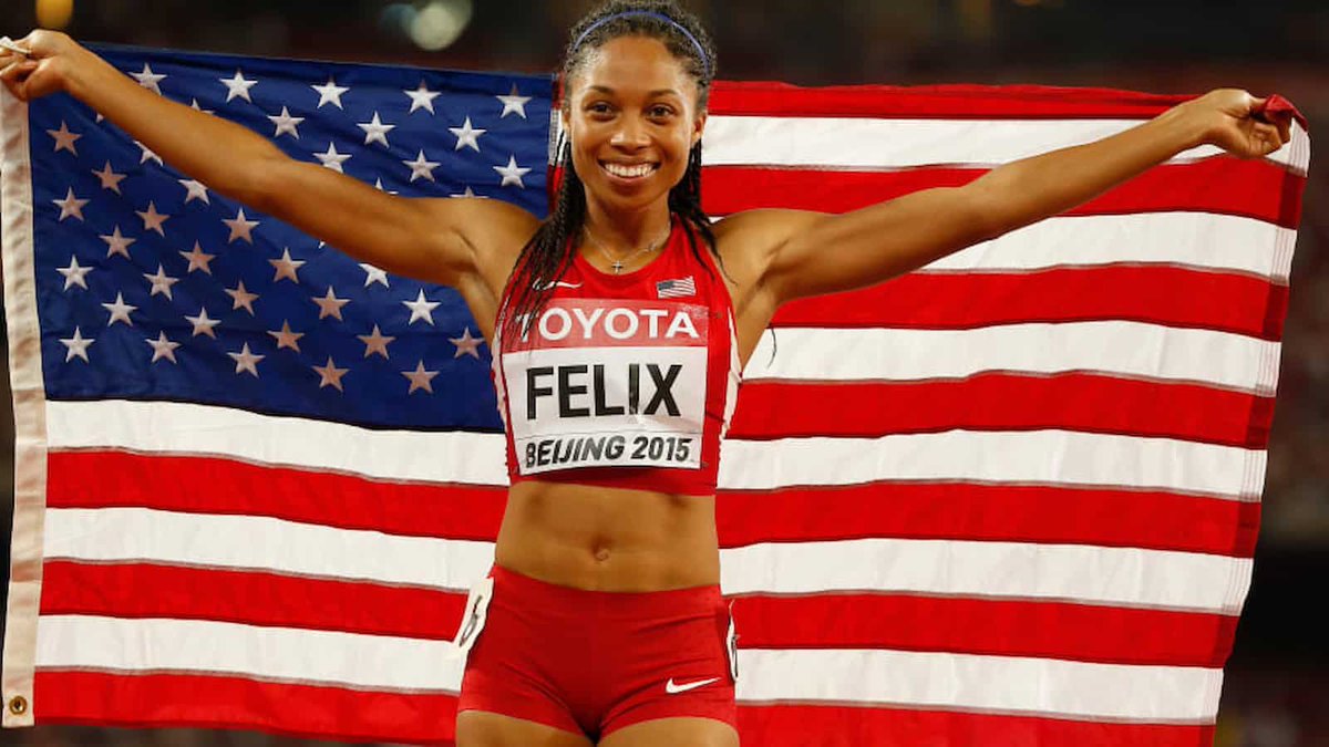 TeamRunner4Life's tweet photo. Only 3 athletes have won 10 or more gold medals in world championship history 🥇 

Allyson Felix 🇺🇸 - 14
Usain Bolt 🇯🇲 - 11
Shelly-Ann Fraser-Pryce 🇯🇲 - 10 https://t.co/xgxHVpgffB