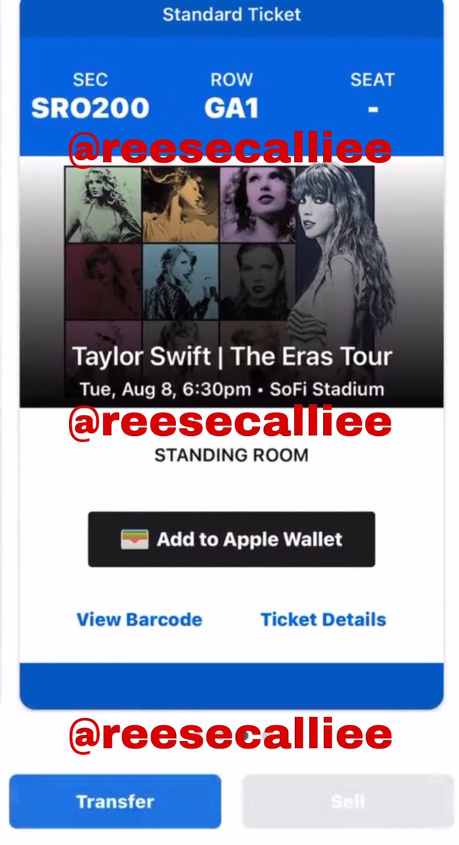 Eras Tour Resell tweet media
