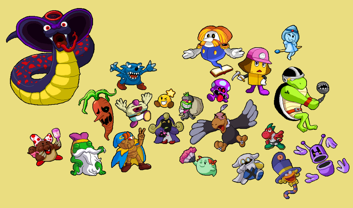 Soul_of_Springs's tweet image. 021 - Chuck Quizmo (Paper Mario)