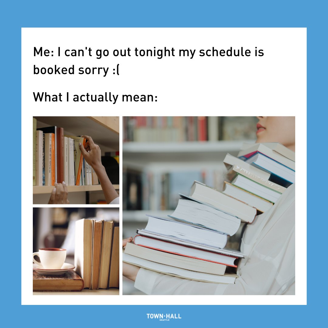 They might catch on if you say you're getting 'booked' every weekend... but technically we weren't wrong 🤷‍♀️ #BookHumor