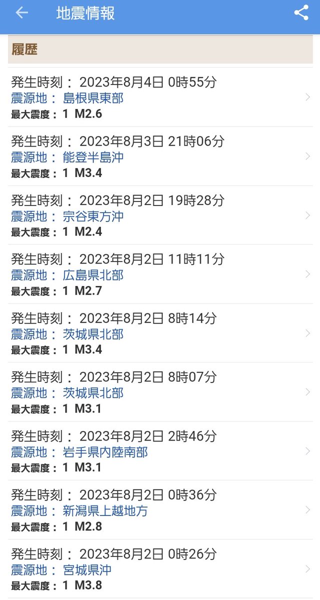 earth_chant_us's tweet photo. 昨夜の能登半島沖の発震まで25時間半も有感地震が止まっていました。
会津と秋田県内陸北部、バヌアツでのⓂ️6.8が発震したにも関わらず、満月域なのにやけに静かな点が気になります。
柿岡地磁気K指数はActiveまで到達しているので、5日くらいまで中規模以上の発震があるかもしれません。

#地震 https://t.co/8pYOA6ZsXc