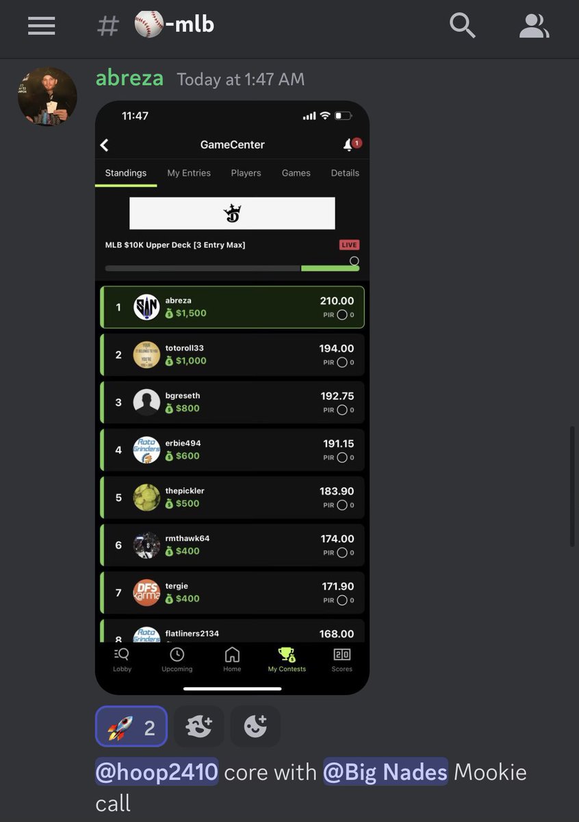 ShipItNation's tweet photo. 🚨GIVEAWAY🚨

To celebrate the huge MLB week for our members and our guy @Hoop2410 last night, we’re giving away two $222.22 tickets for the DraftKings Single Entry Leaderboard Special! 🎟️🎟️

To enter ⤵️

1) Follow us ✅
2) Repost this 🔄

We’ll pick winners tomorrow!

#SHIPIT 🚀 https://t.co/KiHZwG0iRl