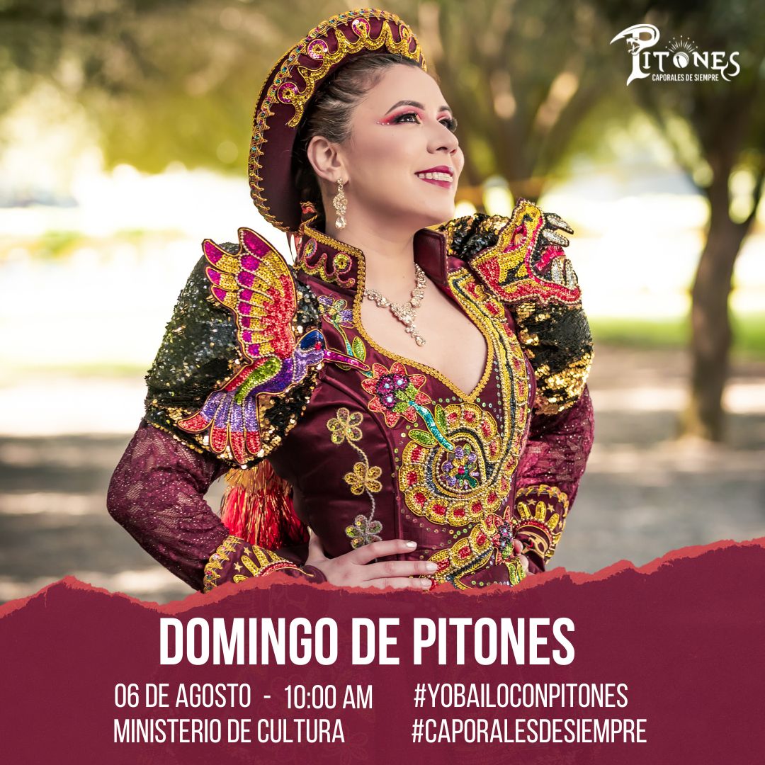 caporalesiempre's tweet photo. Luego de un descanso; regresamos a nuestro domingo de Pitones 🤩🐍
Alista tu pollerita y sombreros, para danzar al ritmo de Caporal!
🗓️ Domingo 6 de Agosto
🕙 De 10 am a 1 pm 
🏢Explanada del Ministerio de Cultura 
#YoBailoConPitones
#RumboACande2024 https://t.co/NStWeyWJz1