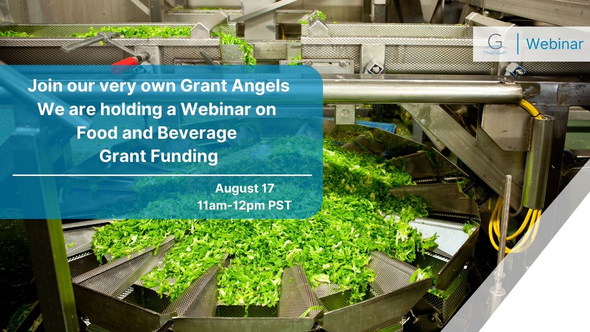 GrantedCanada's tweet photo. 📢 Join us for a game-changing webinar about the Top 10 Grants for Food Processors and Growers! 🌽🍅🥕🍾 Join us August 17th @ 11AM - 12PM PST. 
https://t.co/3QvoG7G2ye 
#funding #grants #smallbusiness #businessdevelopment #foodprocessors #webinar #getgranted https://t.co/eqtfc7KuqL