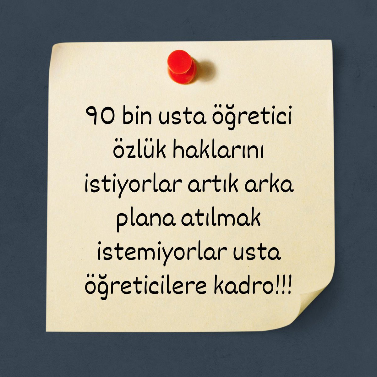 Tgbdmr88's tweet photo. UstaÖğreticilerinHakkınıVerin
@RTErdogan 
@dbdevletbahceli 
@Akparti 
@MhpTbmmGrubu 
@Mustafa_Destici 
@vedatbilgn 
@csgbakanligi 
@ErbakanFatih 
@TBMMresmi 
@MilliEgitimBak 
@prof_mahmutozer https://t.co/U8akWlB7zC