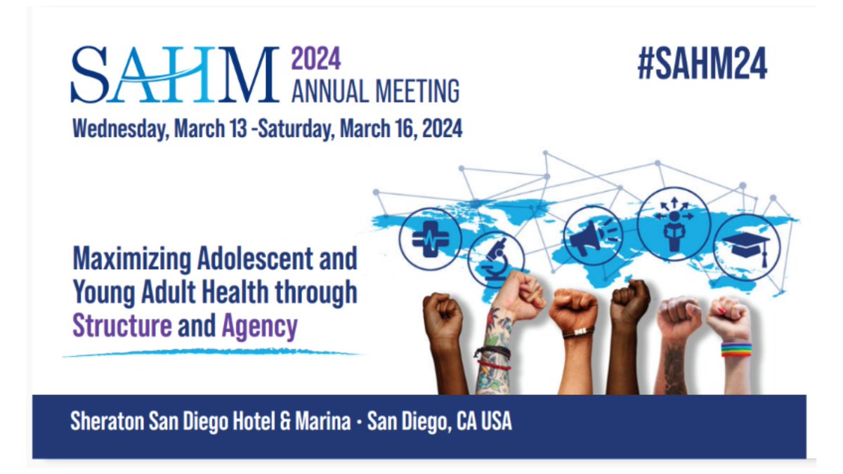 Become the topic of discussion at the SAHM 2024 Annual Meeting. Professionals and trainees are invited to submit an abstract/proposal to share your work with the SAHM community. Submission deadline is September 11. bit.ly/3YdWdBX #SAHM24