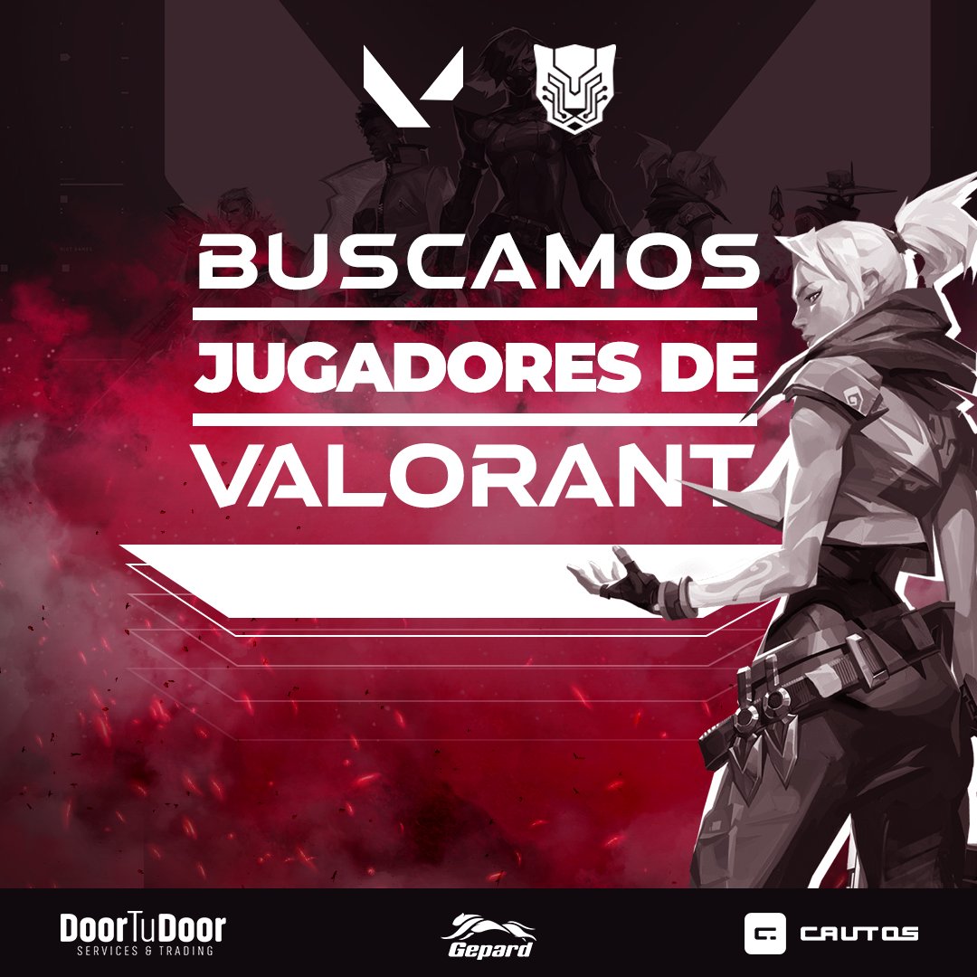 ⚠️Estamos en búsqueda de Iniciador/Flex para nuestro equipo de Valorant de que compartirá en la #SpikeProLeague⚠️

Requisitos:
- Venezolano (RESIDENTE)🇻🇪
- Con exp. competitiva previa 🏆
- Disponibilidad 8PM+⏰
- Compromiso y seriedad 🌟

<a href="/BusquedaEsports/">Búsqueda Esports</a> <a href="/LGAplay/">LGAPlay - Esports Venezuela 🇻🇪</a>