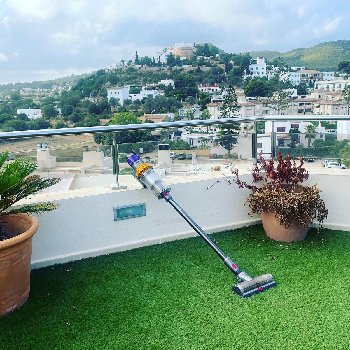 When I go on holiday, I bring my @dyson. 

And it never lets me down.