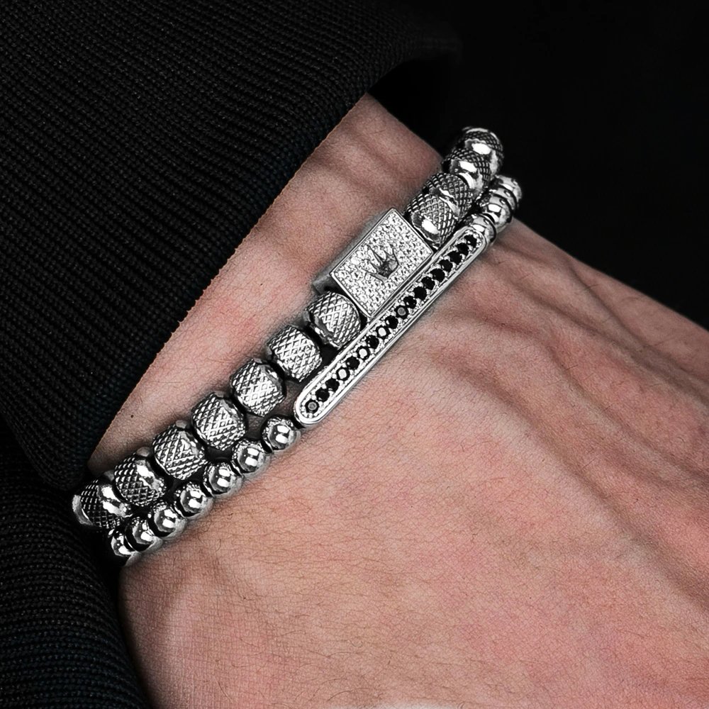 Saplayashop's tweet photo. Conjunto 2 Pulseiras Masculinas Crown - Aço Inoxidável
https://t.co/4Jmf6LSF43
#saplaya #pulseira #pulseirismo #acessoriosmasculinos # https://t.co/ZqmOaSFGSe