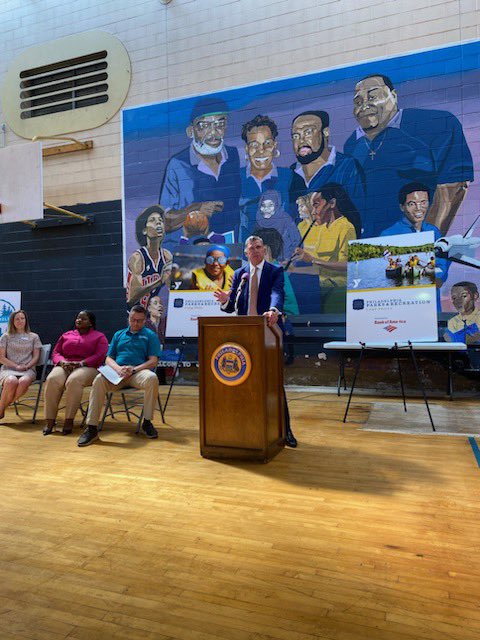 JDeverPhilly's tweet photo. Today, we celebrated @philaymca’s efforts to provide students with a developmentally enriching experience through #Camp Philly. @BankofAmerica extended our more than 20 years of partnership by providing scholarships for 60 children from Philadelphia to attend free of charge. https://t.co/NGrxXgRrRO
