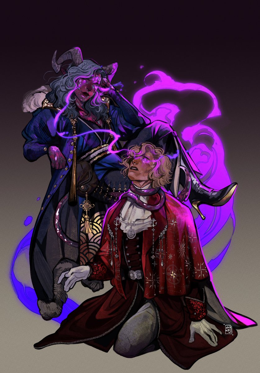 sebjir's tweet photo. ✧ The Alabaster Warlock ✧  

aaand finally! the 2nd part of a big d&amp;d project commission i'm working on!... there might be more 👀

#dnd https://t.co/D8yV2xaf0V