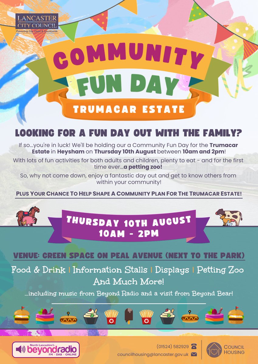 LCC_Housing's tweet photo. If you're looking for something fun to do...why not come down to the 𝗧𝗿𝘂𝗺𝗮𝗰𝗮𝗿 𝗘𝘀𝘁𝗮𝘁𝗲 on Thursday 10th August at 10am for our Community Fun Day?

With plenty of activities and lots of food and drink available, it's sure to be a great day for all the family! https://t.co/u6rS4vvnBR