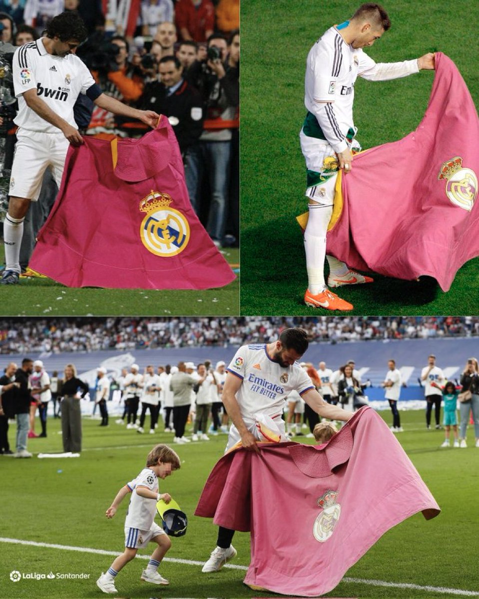 MadridXtra's tweet photo. The Real Madrid tradition. 🤍 https://t.co/GP5L22NPfB