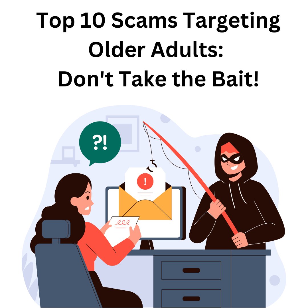KCElderLaw's tweet photo. Here are 10 of the most common scams that we hear about from our clients and other members of our community. https://t.co/kyw4b4D6wy https://t.co/uUrcj0G5u0
