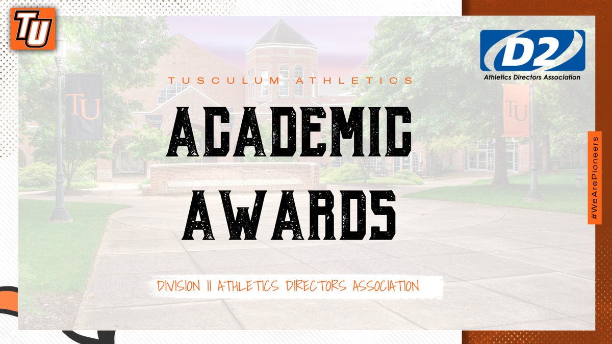 116 @Tusculum_Univ student-athletes earn D2ADA Academic Achievement Awards #PioneerUP Full Story: tusculumpioneers.com/general/2023-2…