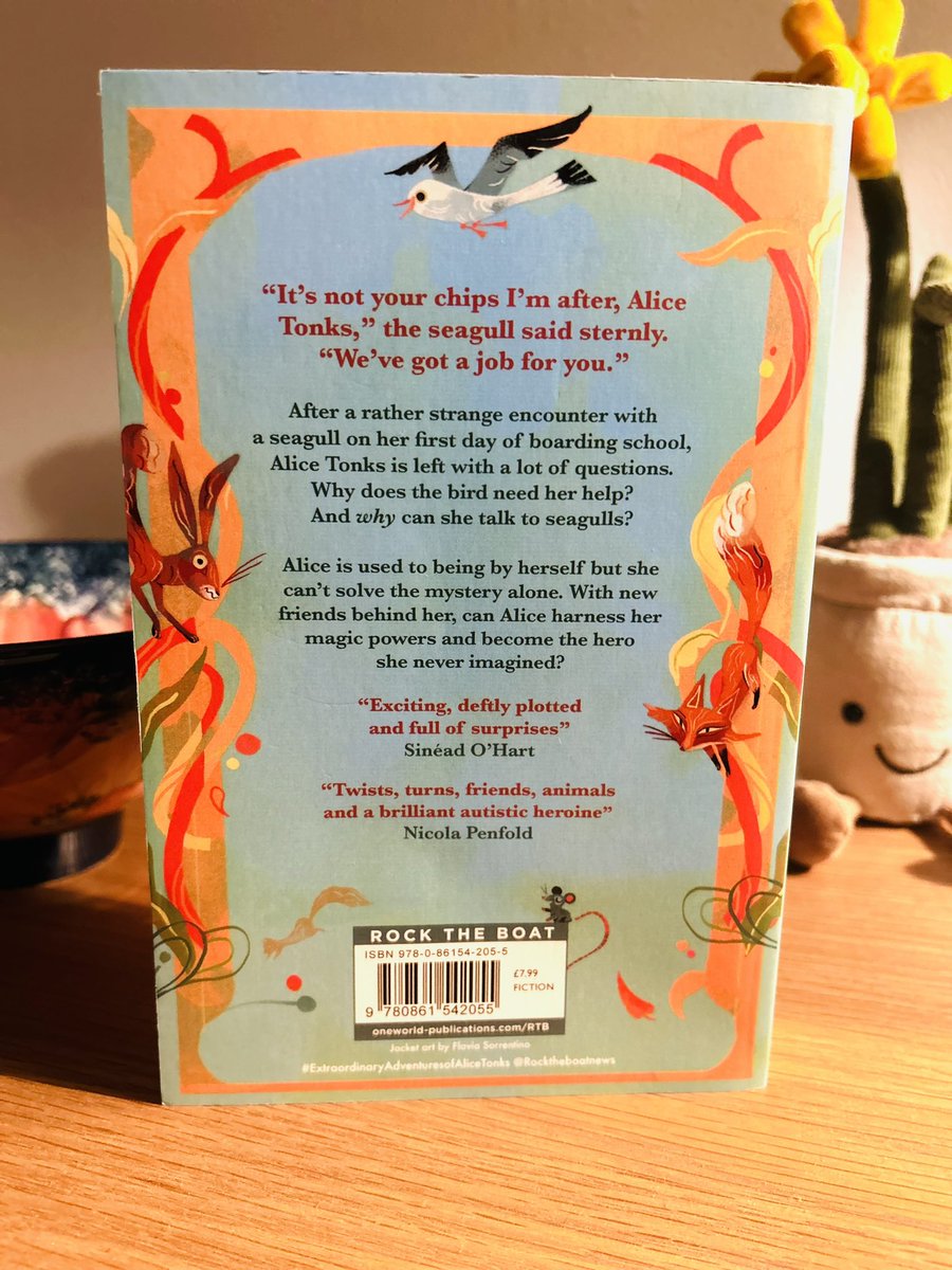 If you haven’t read this brilliant book, then get yourself a copy because it is fantastic! With a neurodiverse protagonist, talking animals, a boarding school by the sea, some delicious plot twists and a baddie who will make your skin crawl, it is superb! Thank you @Emilie_London