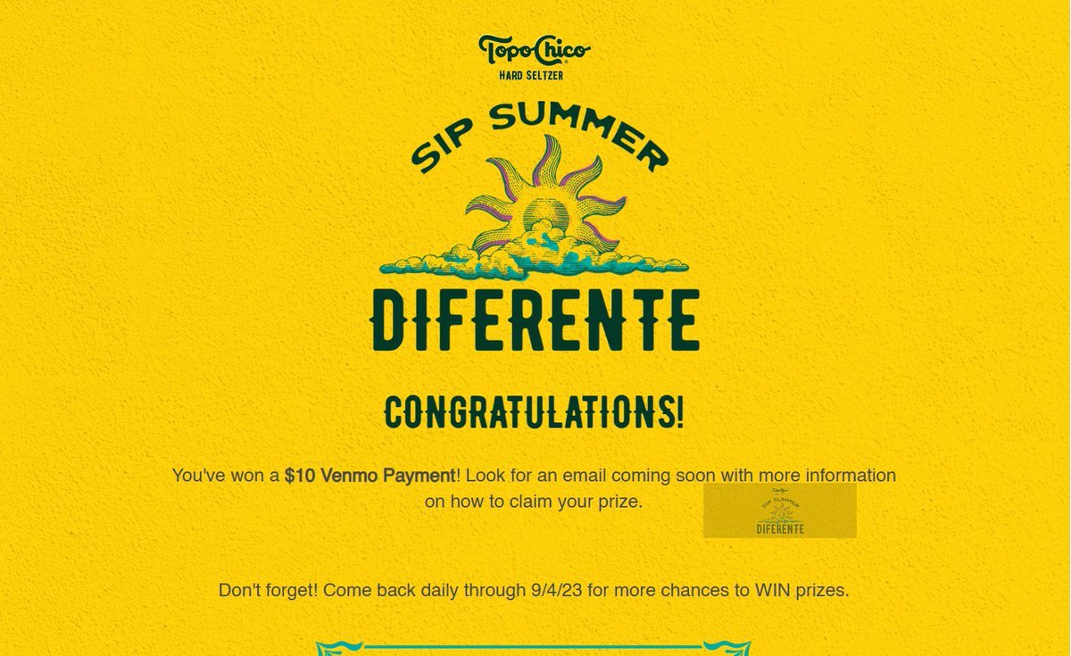 SheetsBySteven's tweet image. 2 instant wins from last night!

It's easy to enter and win daily sweepstakes when you keep track! 💯🥳

#Sweepstakes #InstantWin #Contest #Sweeps #WinBig #ContestAlert #Giveaway