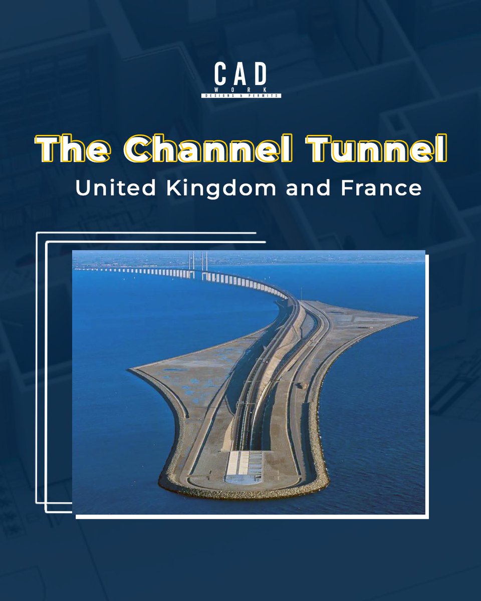 cadworkdesigns's tweet image. Unveiling the Channel Tunnel: A Modern Marvel Connecting Europe.🌟 A Marvel of Engineering
Spanning over 50 kilometers beneath the ocean floor, the Channel Tunnel is a testament to human ingenuity and perseverance.

Are you ready to embark?