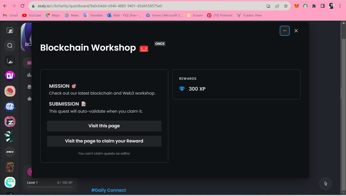 Yiky168's tweet photo. 🎉Welcome to join our #BCharityFi Web3 and Blockchain Workshop that's hosted by @DavidAtBCharity 

Date: 3-5 PM (MDT), August 9, 2023
Location: Microsoft Teams 

Join us for the workshop and claim XP on Zealy🌟
https://t.co/L2AEmyhZ5r

Registration form 🔗
https://t.co/VrSQCJOFR0 https://t.co/DIK06lLBgr
