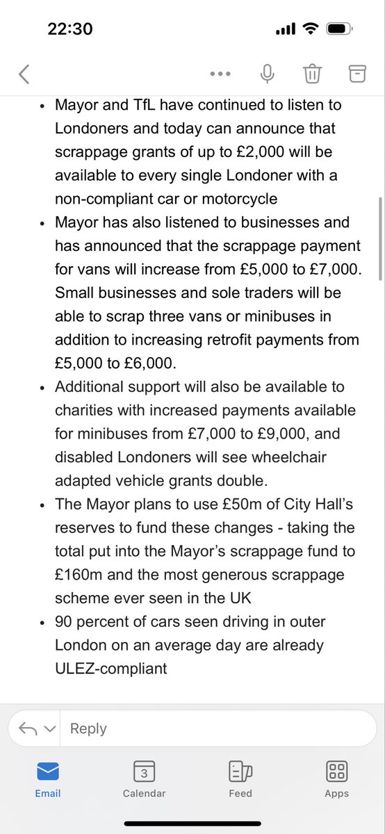 Mayor of London announces expansion of scrappage scheme