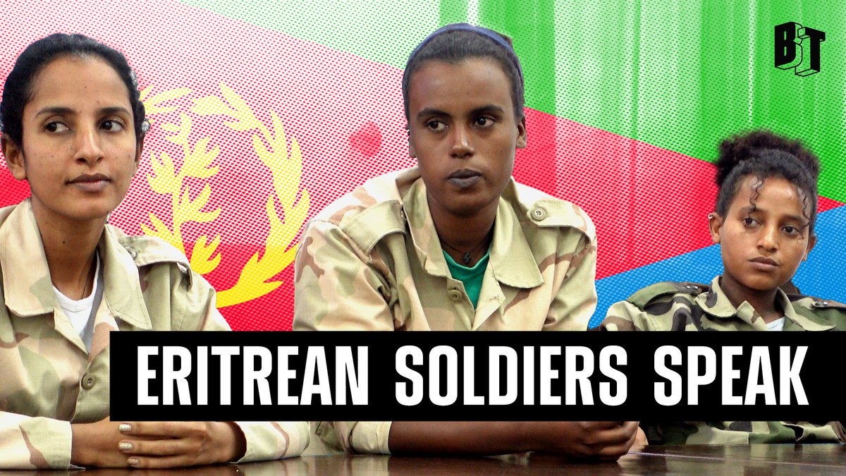 BTnewsroom's tweet photo. EXCLUSIVE: For the first time in English, Eritrean women soldiers tell their story from the war in northern Ethiopia. 

They spoke to @EugenePuryear during his recent trip to the country, and pushed back against Western allegations.

WATCH: https://t.co/yAxtpfxLGd https://t.co/iIS9XPUGFS