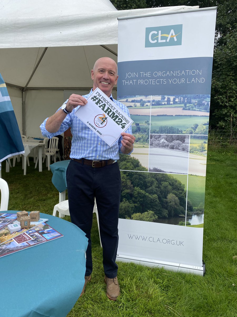 CLAMidlands's tweet photo. Today we have been supporting #Farm24 whilst attending @burwarton_show
#clamidlands #claevents https://t.co/JA0aidS1GG