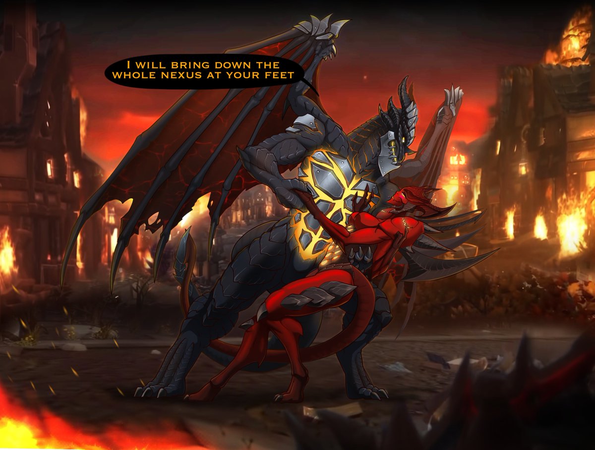 spaceMAXmarine's tweet photo. #Crossover #World_of_warcraft #Diablo #Deathwing #Prime_evil https://t.co/m8SUU0EuFy