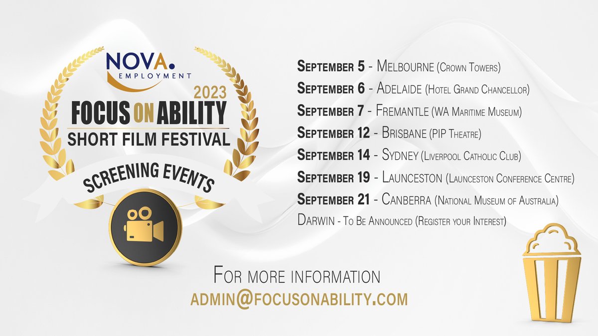 We've got so many wonderful films in the 2023 @foafilmfestiva; showcasing some incredible talent! We are so excited to be hosting screenings around Australia, and we would love to have you join us.