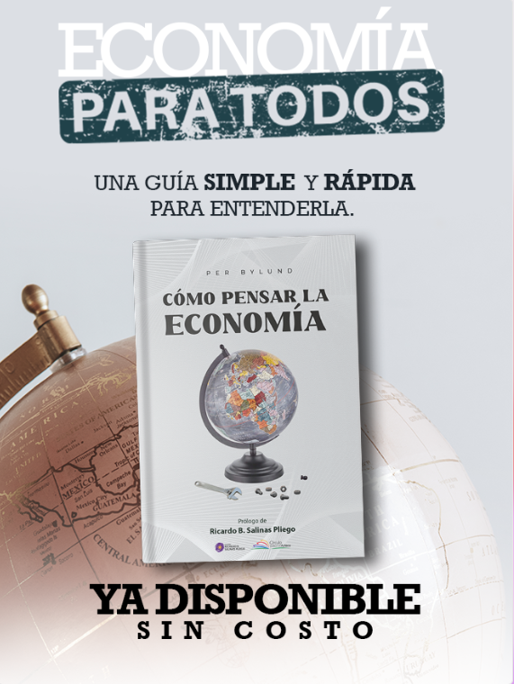 Azteca's tweet photo. ¿Quieres entender la economía de manera sencilla?
El Centro Ricardo Salinas Pliego pone al alcance de todos, el libro ‘Cómo pensar la economía’ del sueco Per Bylund, una iniciativa que promueve la educación económica como una vía para construir un mejor país para todos.
https://t.co/6MwoUUwBJR