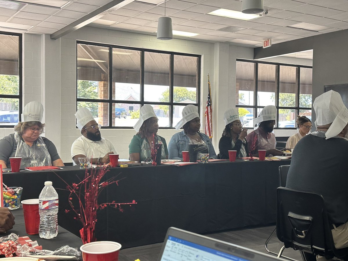 pugh_247's tweet photo. Great team meeting today with the Teaching &amp; Learning department.  We discussed the #RecipeForSuccess with @StephanieM_111 and will continue to provide a “Triple A Experience” for our students.  @DeSotoISDCTE @SpecPop_DeISD @CollegeDrivenGU @NXTGenGEARUP @IsdBil https://t.co/2kupQpYwcc