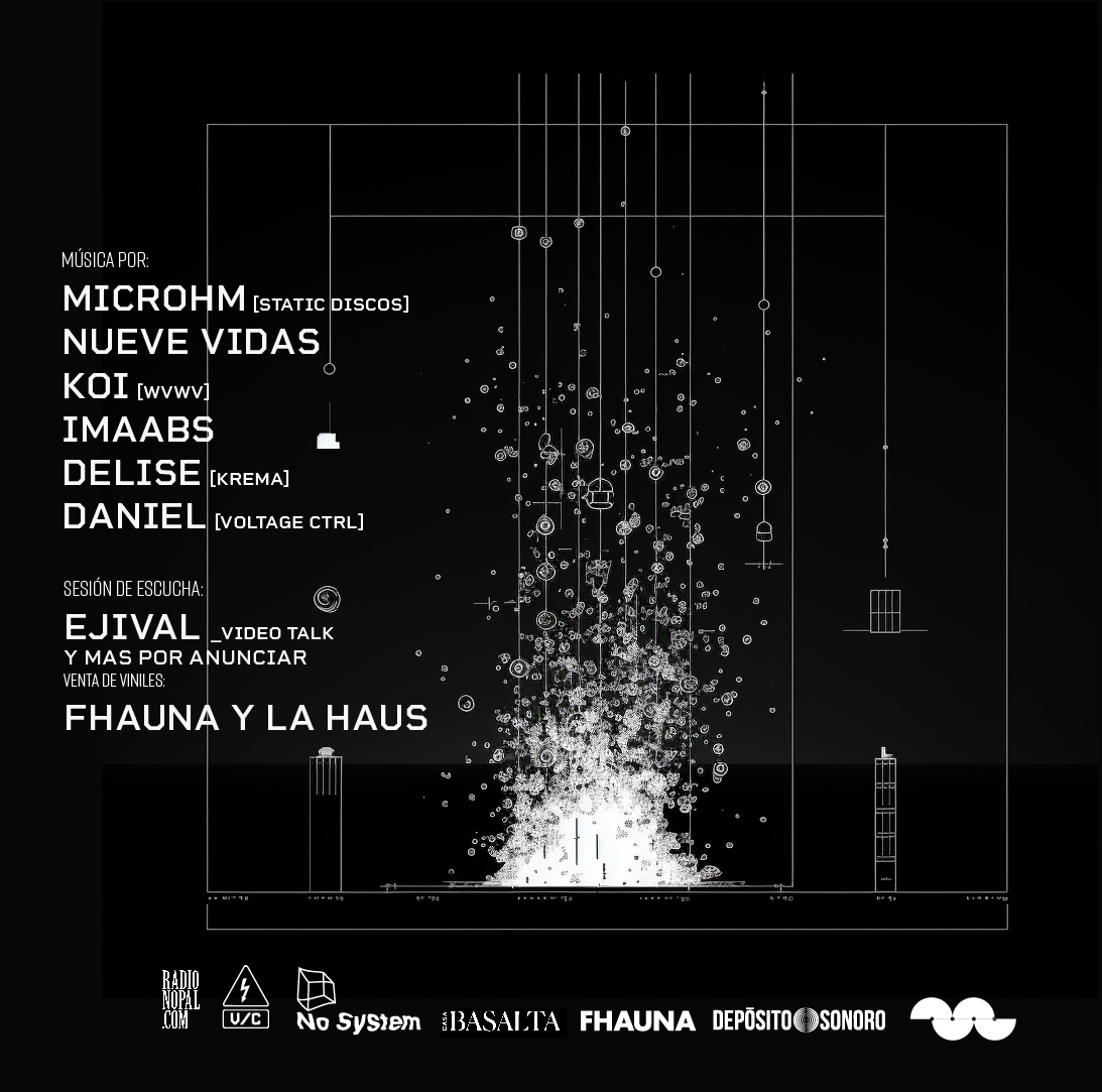 DepositoSonoro's tweet photo. Esta noche es la esperada presentación del álbum de @microhom: #FireRituals (c/ Nueve Vidas, Imaabs, KOI, Delise y Daniel). Colonia Roma, CDMX.
@staticdiscos y @OTONOspace invitan.
🎟️Boletos en puerta en promoción: https://t.co/9UpnFcktYk