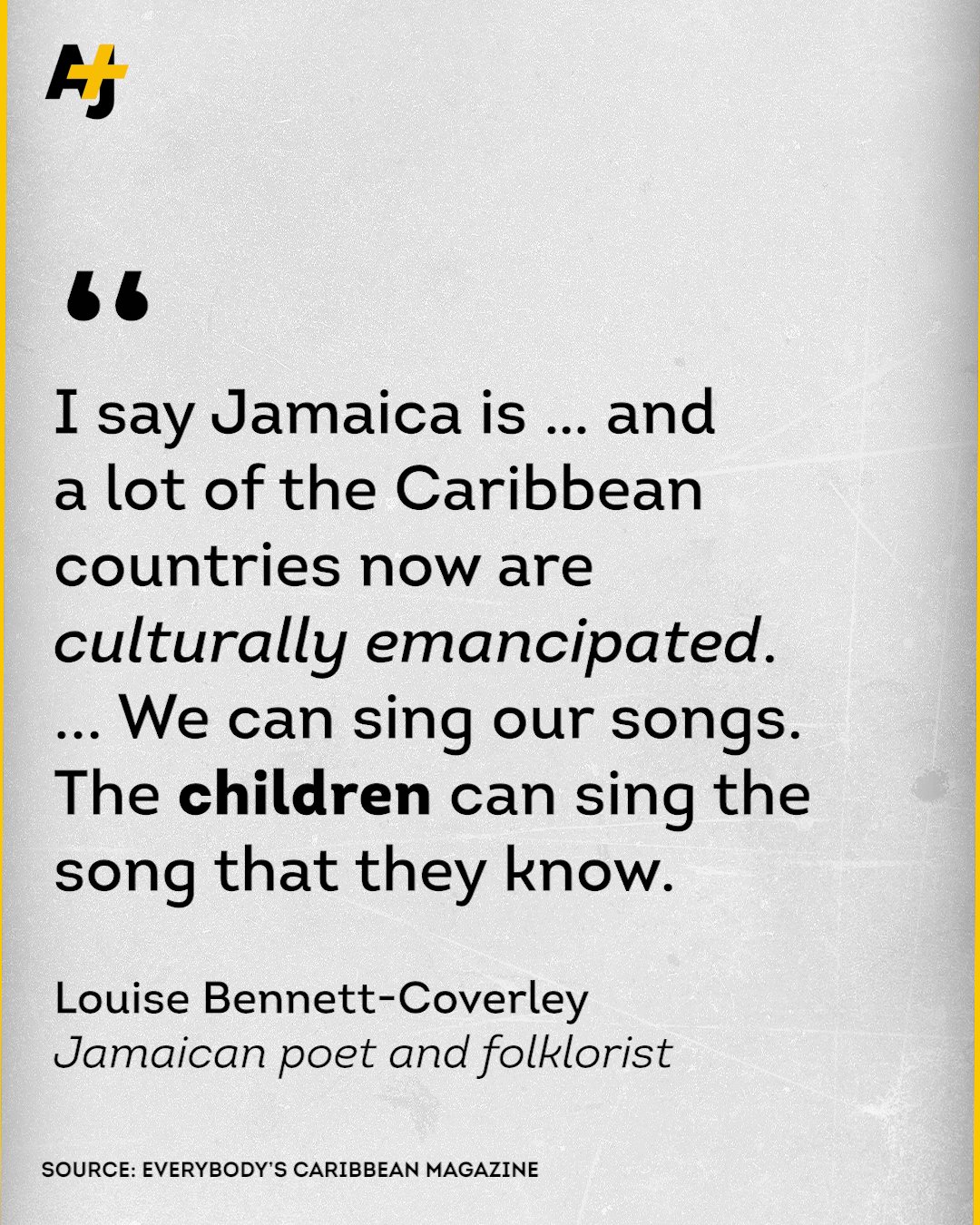 Louise Bennett-Coverley and Jamaican Patois: A Unique Truth