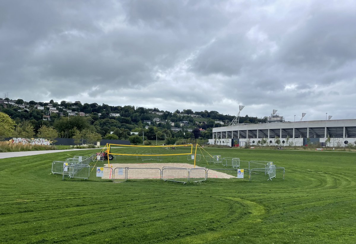 🥳 Great news! 

🎉🏐 <a href="/corkcitycouncil/">Cork City Council</a> deliver another 16 tonnes of sand to the beach Volleyball court in the Marina!

➡️ Will be in place for the month of August 🎉

🤩 The pop up court has been overwhelming popular with clubs, social groups, families &amp; friends!

#ActiveCorkCity