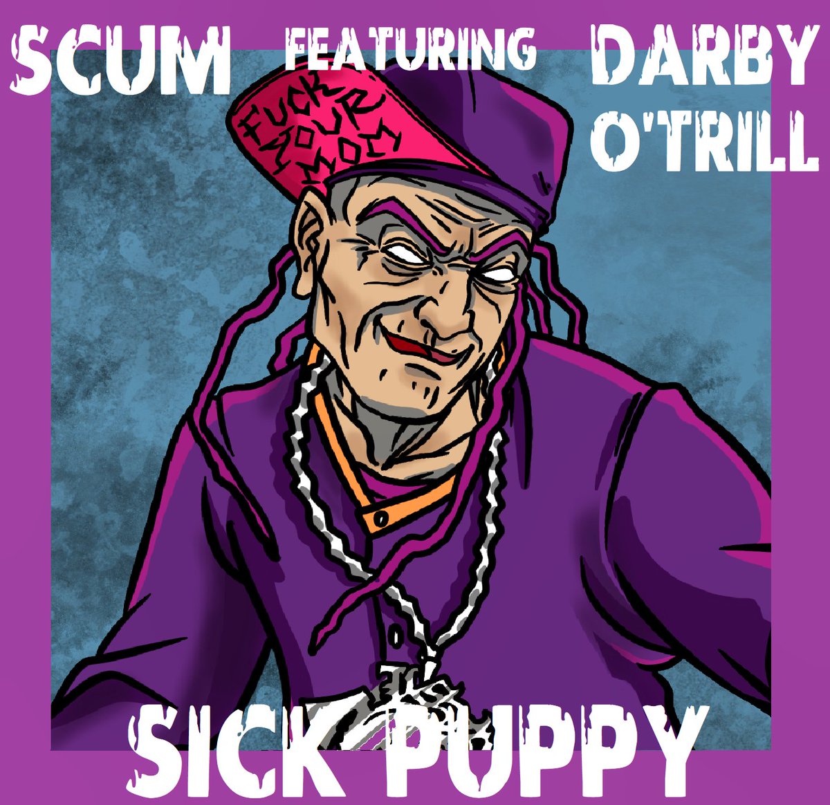 SCUMLSP's tweet photo. Tonight at midnight (or even earlier in some states) the third and final single off the upcoming #BadUncle record drops, produced by @devereauxx as the rest of this foul project and featuring our brother @darbyotrill titled Sick Puppy...#LSP #Scum #C17 #darbyotrill #Devereaux https://t.co/tCZtSdbtFV
