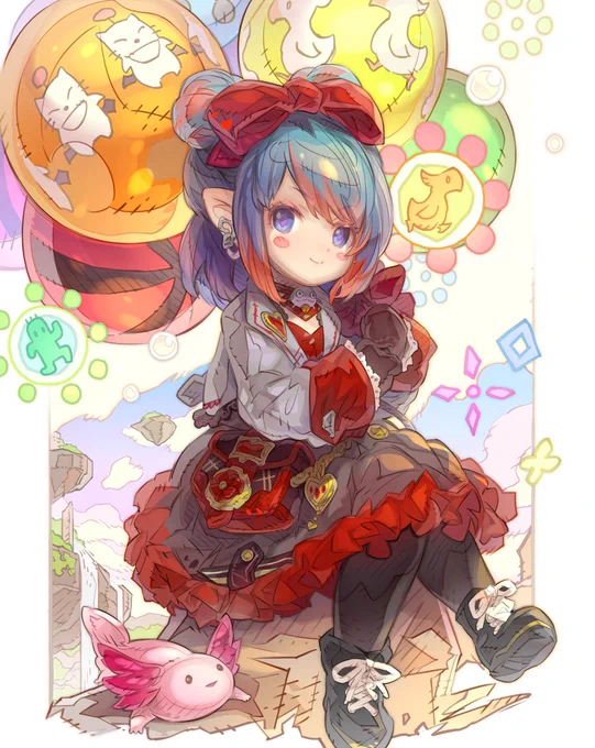 ららふぇるちゃん リクエストありがとうございました (*'▽') #Skeb #FF14 #ララフェル