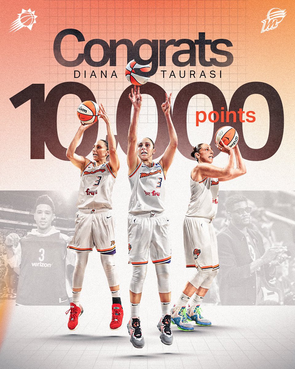 Suns's tweet photo. THE G.O.A.T. 🐐

Congrats, Dee, on 10K! https://t.co/ah4VsLxYFe