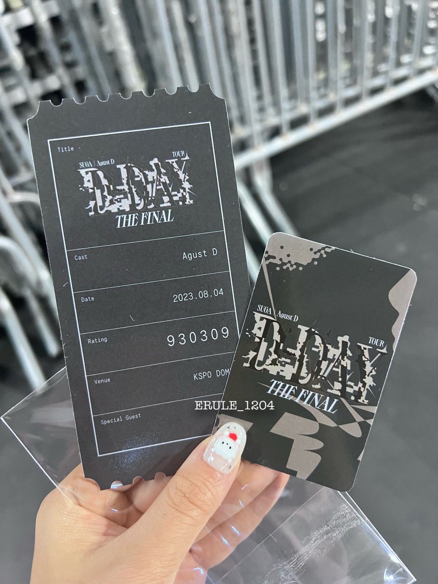 Agust D SUGA D-DAY The FINAL トレカ FC限定特典 公式】SUGA AgustD D-DAY日本会場限定 公式 FC 特典 トレカ - メルカリ