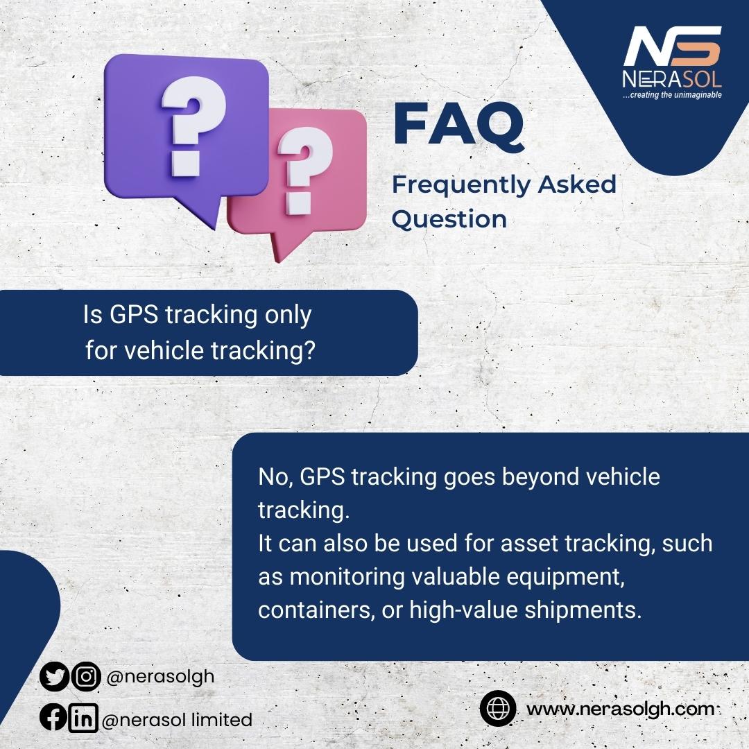 At NeraGPS, we offer solutions that go beyond vehicle tracking.

Discover the versatility and scalability of our tracking solutions. 

#gps #tracking #faq #nerafaq #neragps #nerasolgh #iot #AssetTracking #RealTimeVisibility #security #versatility #scalability