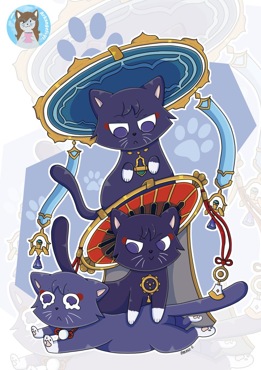 Arkangel_VI's tweet photo. Scaramichis Scaramichis 
#Genshinlmpact #genshinimpactfanart #genshinimpactscaramouche #genshinimpactwanderer #scarameow https://t.co/FwkUNWjaH7