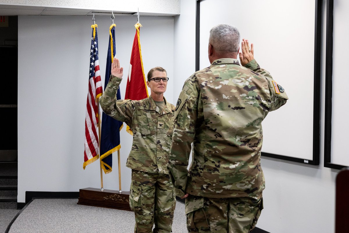 U.S. Army Lt. Col. Erika Perry, commander of the 218th Regional Training Institute, South Carolina National Guard, was promoted to Col. during a ceremony at the adjutant general complex in Columbia, South Carolina, August 3rd, 2023. For additional photos: flickr.com/photos/scguard…