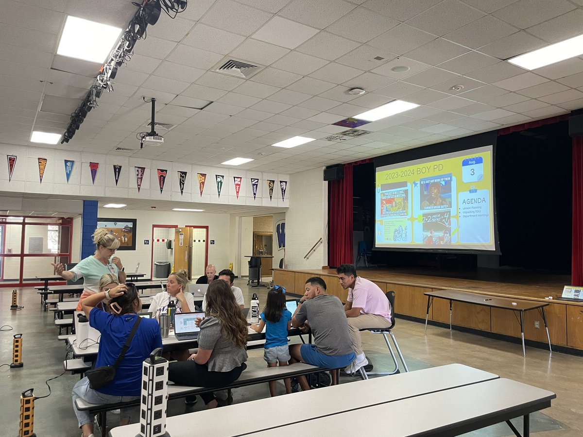 WMS Rangers spent the afternoon setting dept. norms, unpacking the TEKS, lesson planning, and how the PLC process guides instruction. #RangersLeadTheWay
<a href="/lytle23/">Joanne Lytle</a> <a href="/Vic_Hdzjr/">Victor M. Hernandez</a> <a href="/Noble_HCISD/">HCISD_Area1</a>