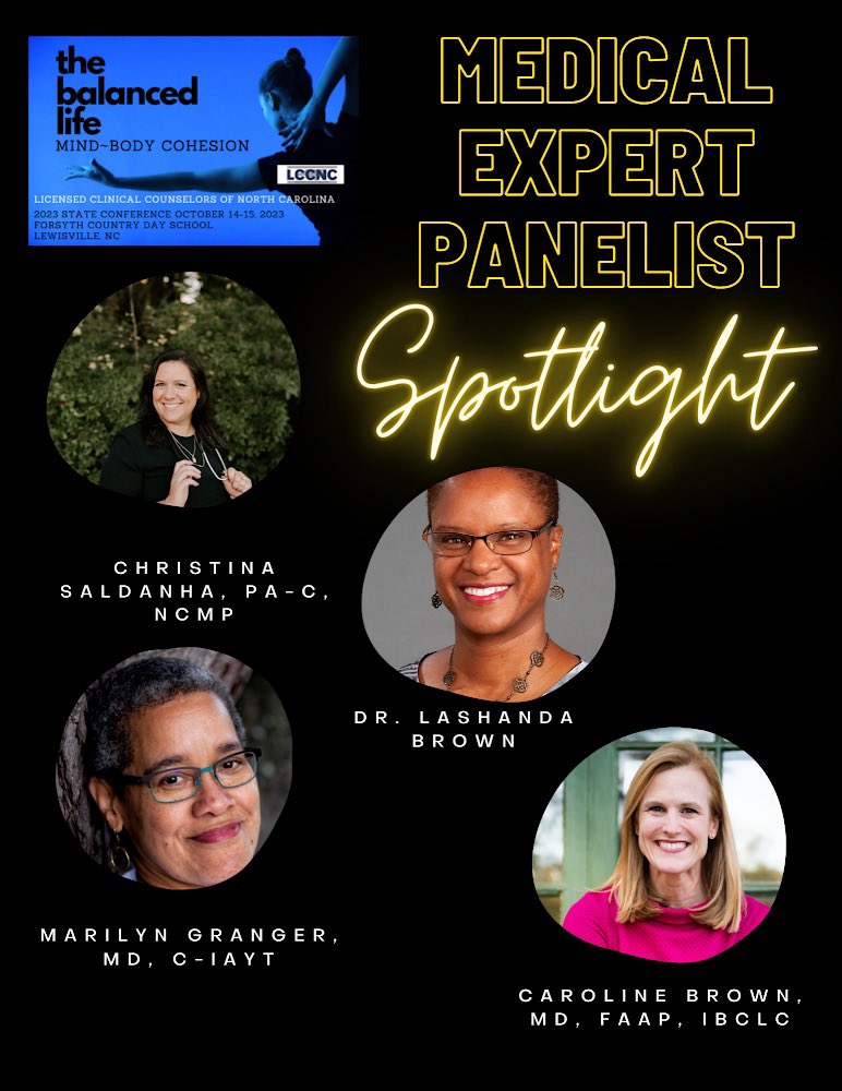 ArmstrongCFH's tweet photo. Join Dr. Tonya Armstrong, Dr. Clifton Garner and Melanie McIntyre on Sunday, October 15th for LCCNC’s 2023 "The Balance Life" Conference. This conference will also feature expert panelists on integrative Wellness and Pediatric Mental Health!

Sign up: https://t.co/HJ7ZU9IDii https://t.co/TplyDGSpdZ